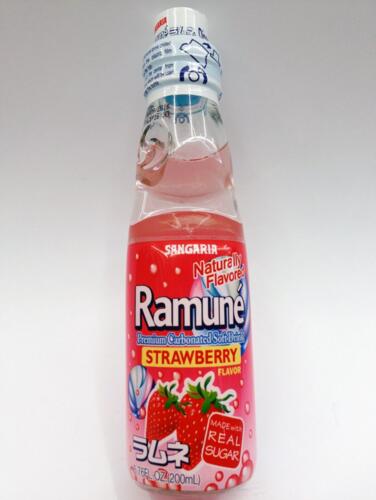 Ramune Strawberry Soda